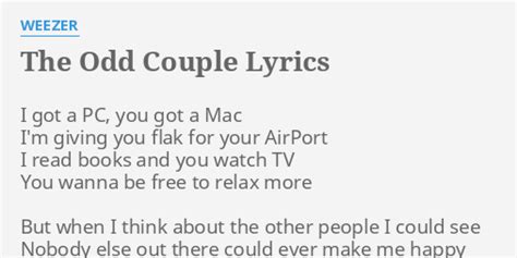 The Odd Couple Lyrics .